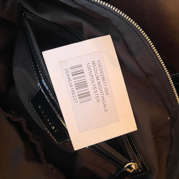 Givenchy Black Sequin and Patent Leather Medium Nightingale Tote Bag - Picture 10 of 13